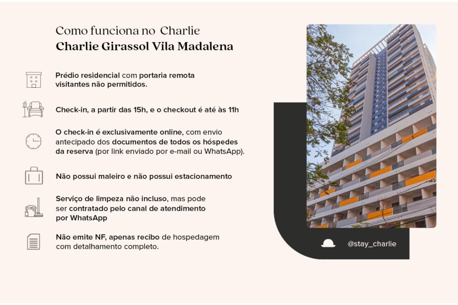 Charlie Girassol Vila Madalena Apartment Sao Paulo Exterior foto